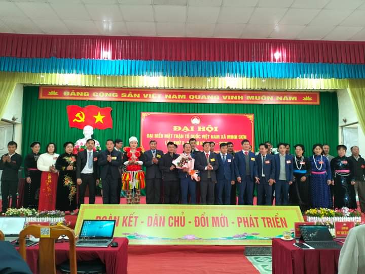 Xã Minh Sơn tổ chức Đại hội MTTQ VN khóa X, nhiệm kỳ 2024-2029