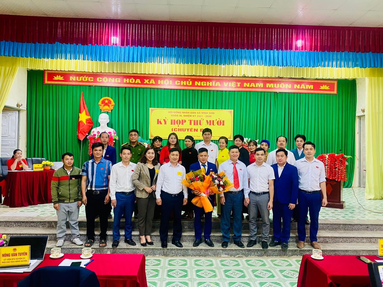 Xã Minh Sơn tổ chức kỳ họp HĐND