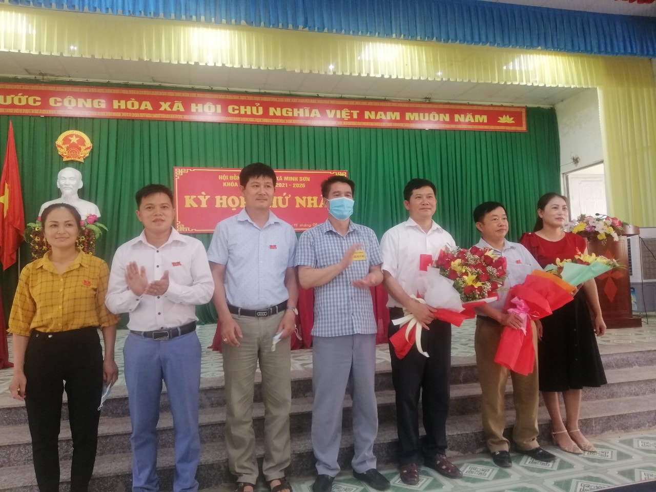 Xã Minh Sơn tổ chức kỳ họp HĐND lần thứ nhất, khóa IX, nhiệm kỳ 2021 -2026