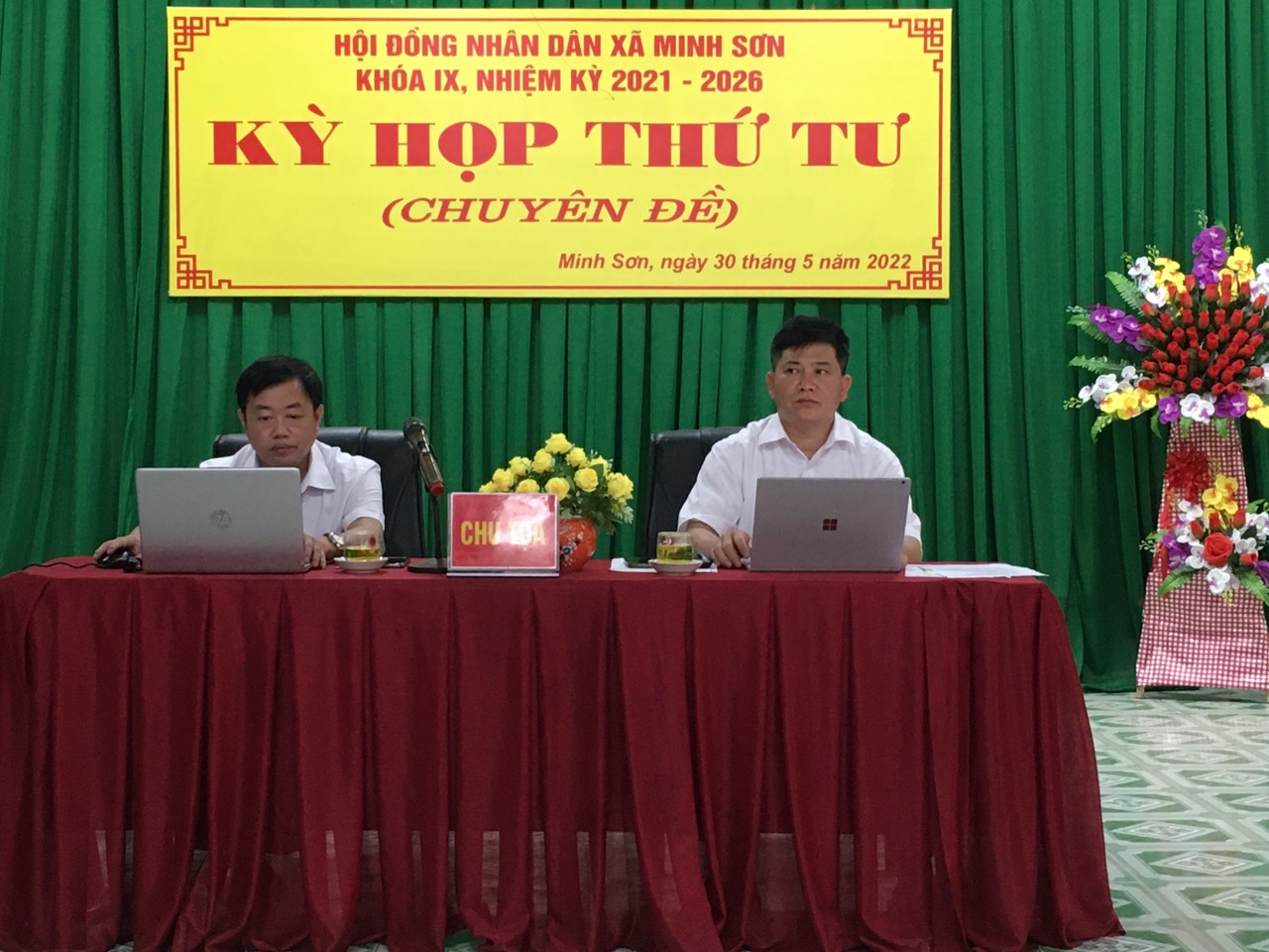 HĐND xã Minh Sơn khóa IX tổ chức kỳ họp chuyên đề, điều chỉnh quy hoạch chung xây dựng xã Minh Sơn, huyện Bắc Mê, tỉnh Hà Giang