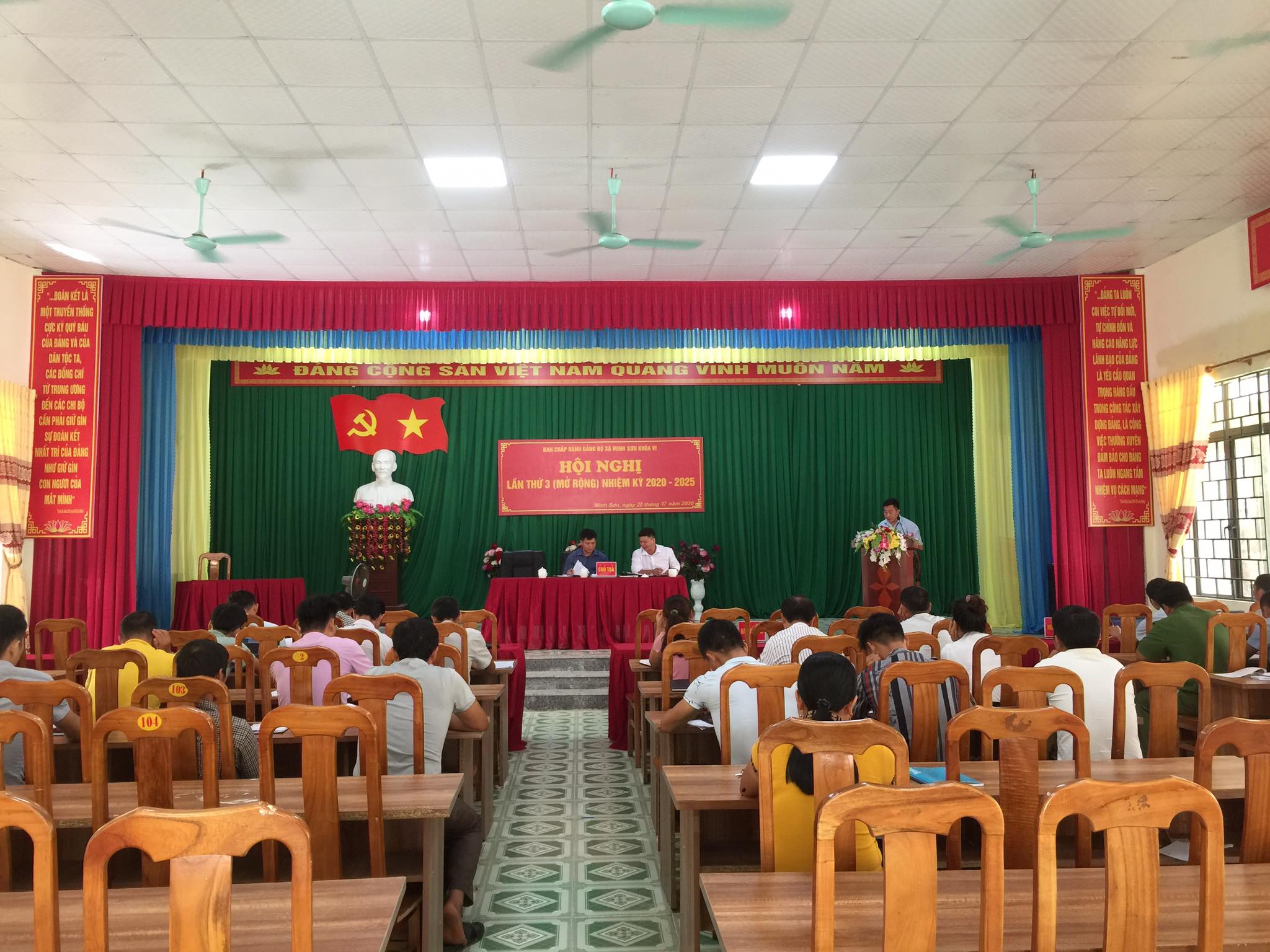 Đảng bộ xã Minh Sơn tổ chức Hội nghị Ban chấp hành lần thứ 3 (mở rộng) khoá VI, nhiệm kỳ 2020 – 2025