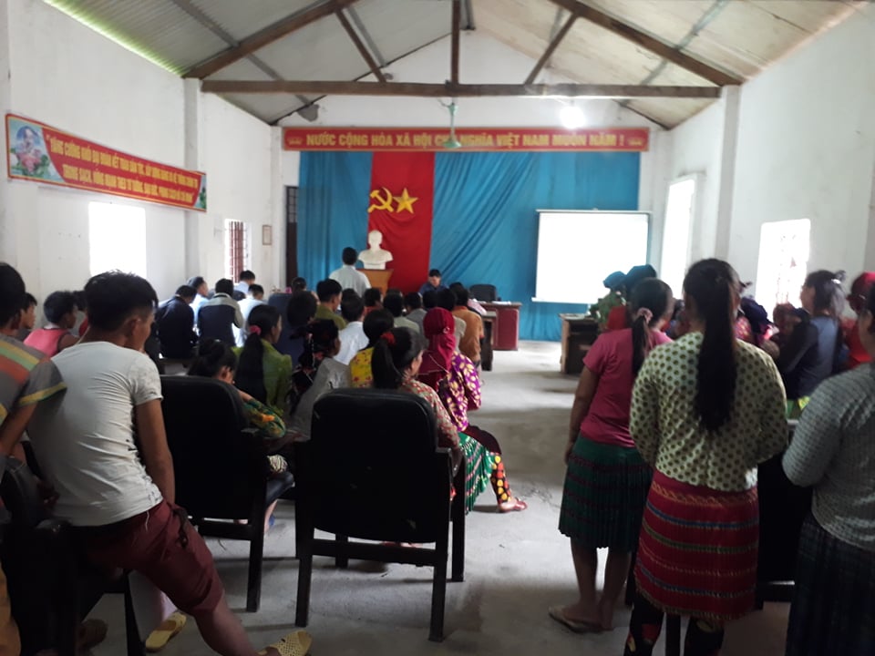 Xã Minh Sơn tổ chức hội nghị đối thoại giữa người đứng đầu Cấp uỷ, Chính quyền với Doanh nghiệp và nhân dân